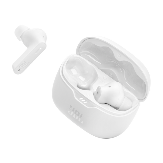 JBL Tune Beam - White - True wireless Noise Cancelling earbuds - Detailshot 4